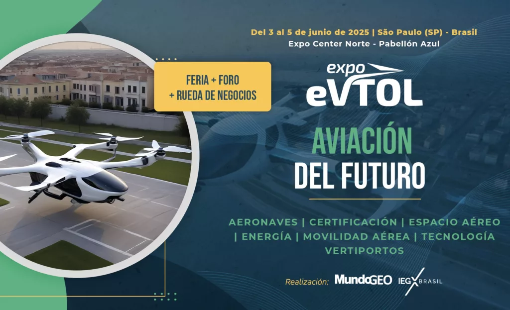 Expo eVTOL 2025 del 3 al 5 de junio en São Paulo, Brasil